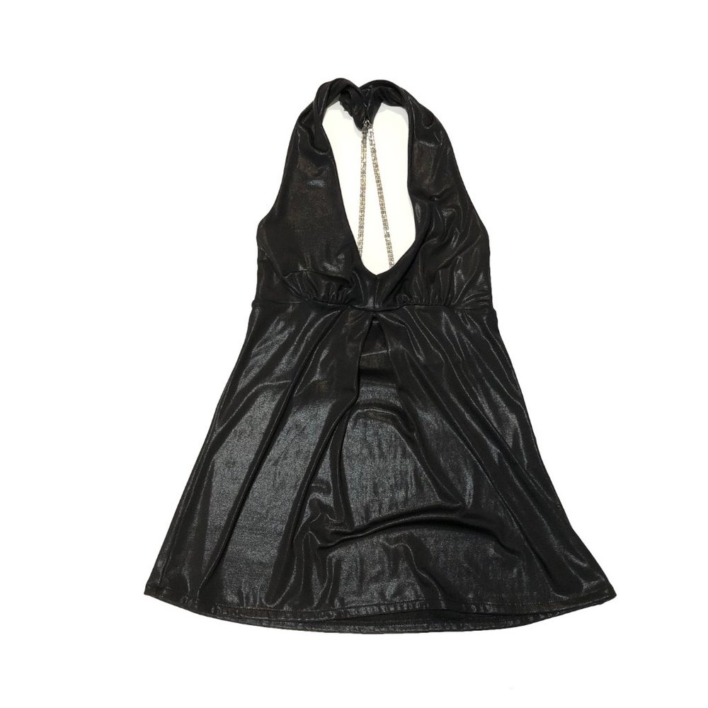 GUESS BLACK CHAIN BLOUSE